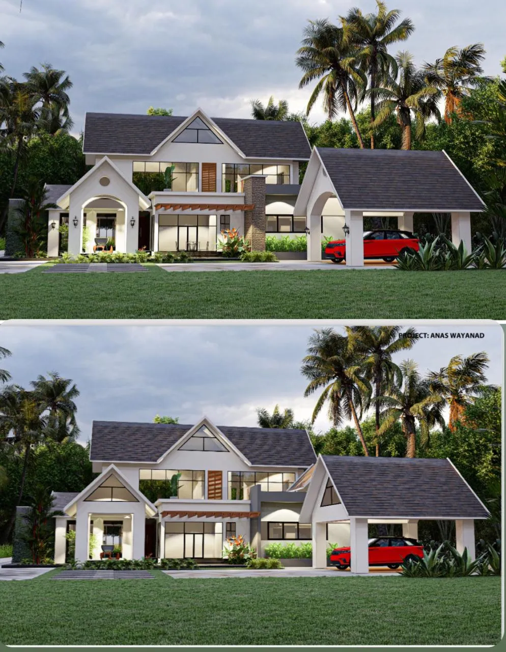 Sloped Roof Residence